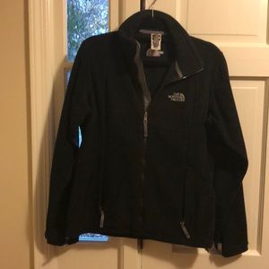 Women’s Black North Face Fleece Jacket - Large